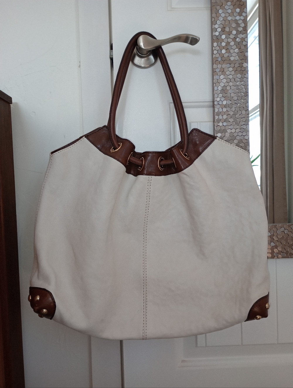 Michael Kors Leather Hobo Tote